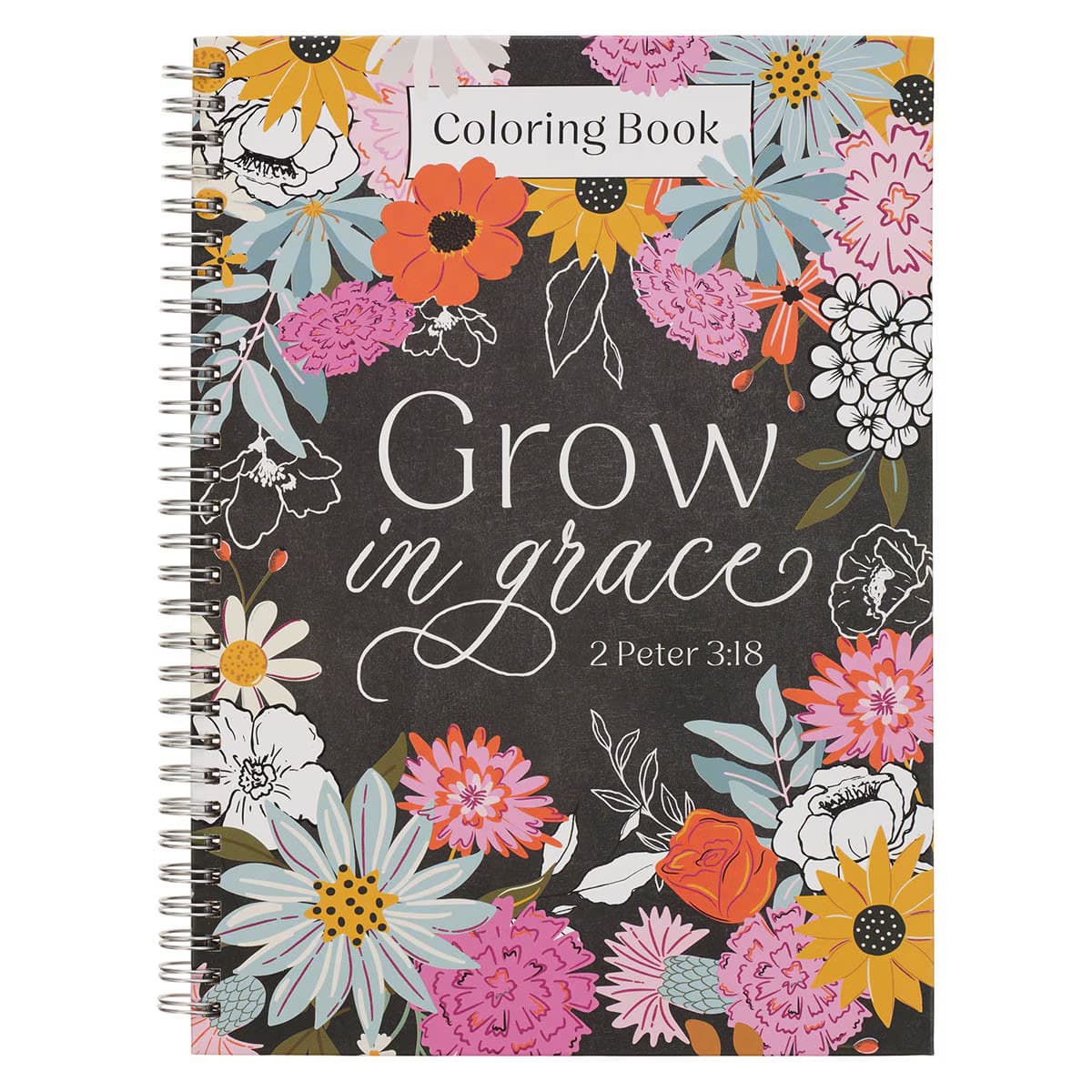 Colouring Book Spiral Grow in Grace 2 Peter 3:18