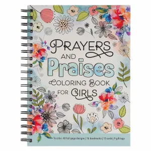 Colouring Book Spiral Prayers & Praises for Girls