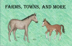 Colouring Book: Farms, Towns, and More