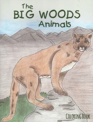 Colouring Book: Big Woods Animals
