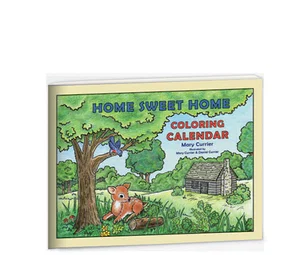 Home Sweet Home Colouring Calendar