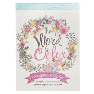 Colouring Cards The Word in Colour