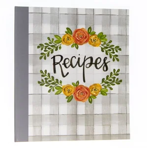 Floral Recipe Binder