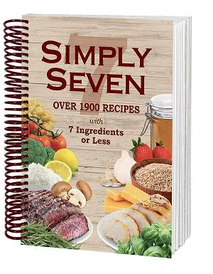 Simply Seven Cookbook - Spiral