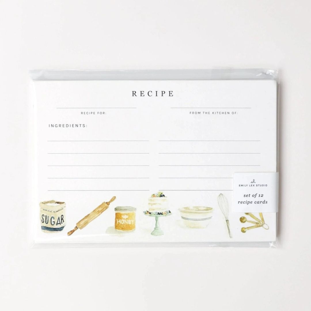 Image of Baking Recipe Cards 4×6
