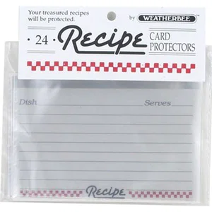 Recipe Card Protectors 4x6