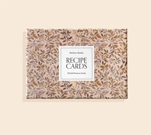 Recipe Cards: 50 - 4x6 floral cards