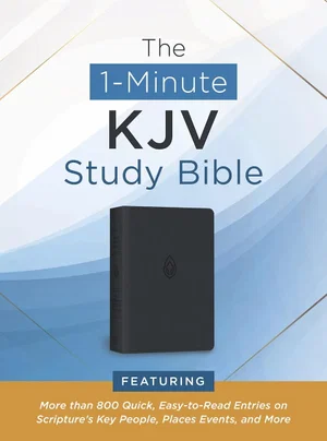 1-Minute Study Bible - Pewter Blue