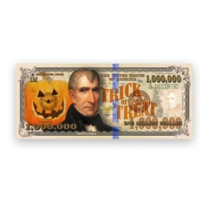 Tract Halloween Million Dollar Bill - 100 pk