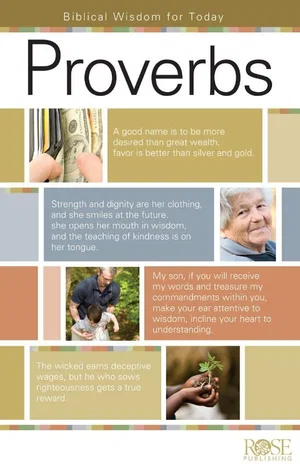 Proverbs Pamphlet: Biblical Wisdom for Today
