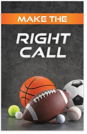 Tract: Make The Right Call - 100 Pk NKJV