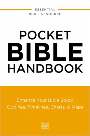 Pocket Bible Handbook: Enhance Your Bible Study-Outlines, Timelines, Charts, Map