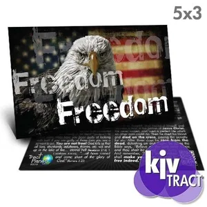 Tract: Freedom Post Card - 100 Pk