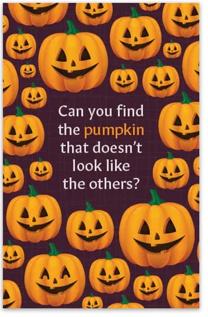Find The Pumpkin - Packet of 100 / NIV