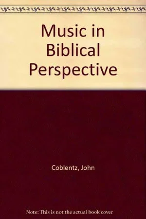 Music in Biblical Perspective
