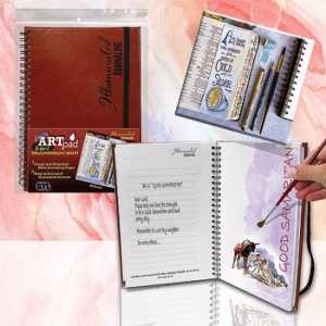 Faith ARTPad 2-In-1 Bible Journaling Sheets -80 Sheets
