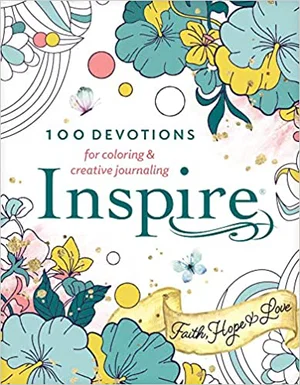 Inspire: Faith, Hope & Love: 100 Devotions for Colouring and Creative Journaling