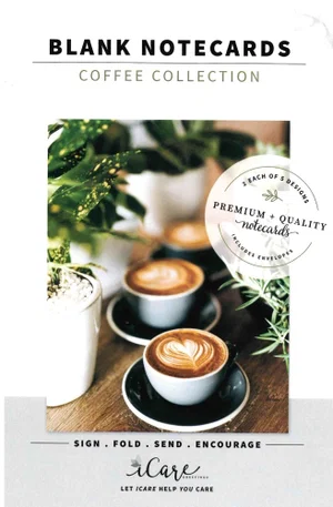 ICare- Coffee Collection Blank Notecards