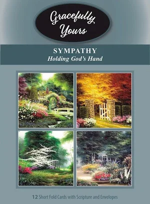 Holding God's Hand Sympathy Cards (Box of 12)