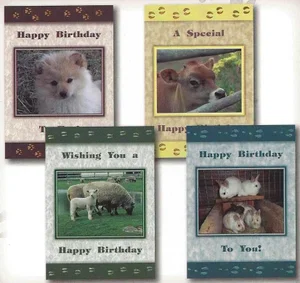 Cards Birthday Farm Friends