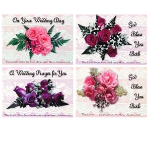 Cards Wedding Rose Bouquet