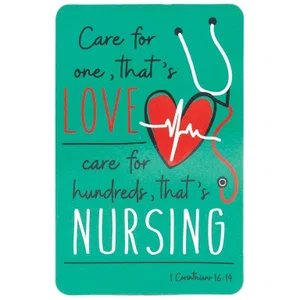 Care Love Nursing Keepsake Bookmark