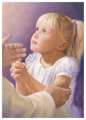 A Child's Prayer 5x7 Print