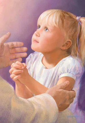 A Child's Prayer 3X4 Minicard