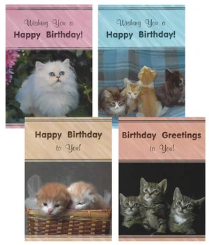 Cards Birthday Cute Kittens Children's Birthday