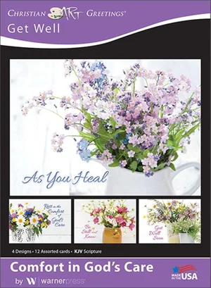 Boxed Cards Get Well, Comfort in God's Care