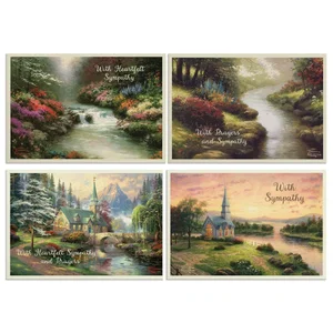 Cards Sympathy Thomas Kinkade 12/Box