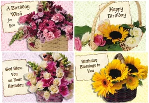 Card Birthday Baskets