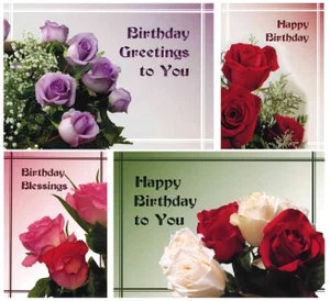 Cards Birthday Springtime Roses