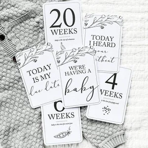 Pregnancy Milestone Cards