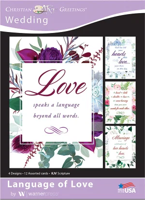 Cards - Wedding - Language of Love
