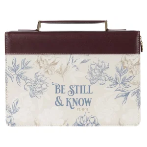 BC: XL Be Still & Know Floral Psalm 46:10