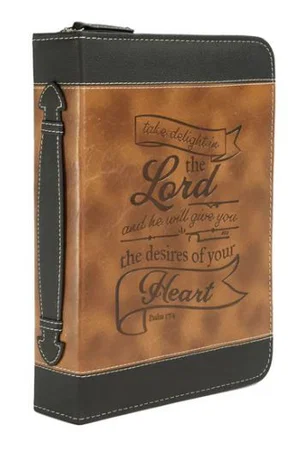 BC: Take Delight in the Lord, Brown and Black, Large