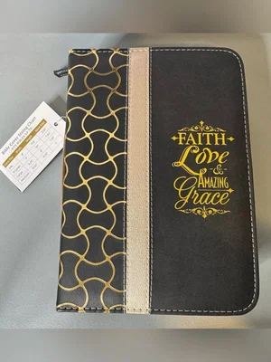BC: Faith, Love, and Amazing Grace Black & Gold Medium