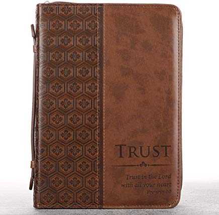 Image of BC: Brown Tile Design Proverbs 3:5 Large