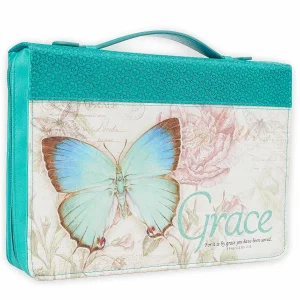 BC: Blue Botanic Butterfly Blessings "Grace"" - Ephesians 2:8 -Medium