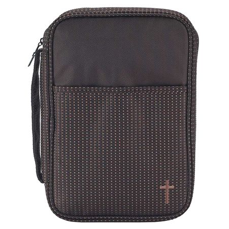 Image of BC: Micro-dot Polyester Brown & Gold Large