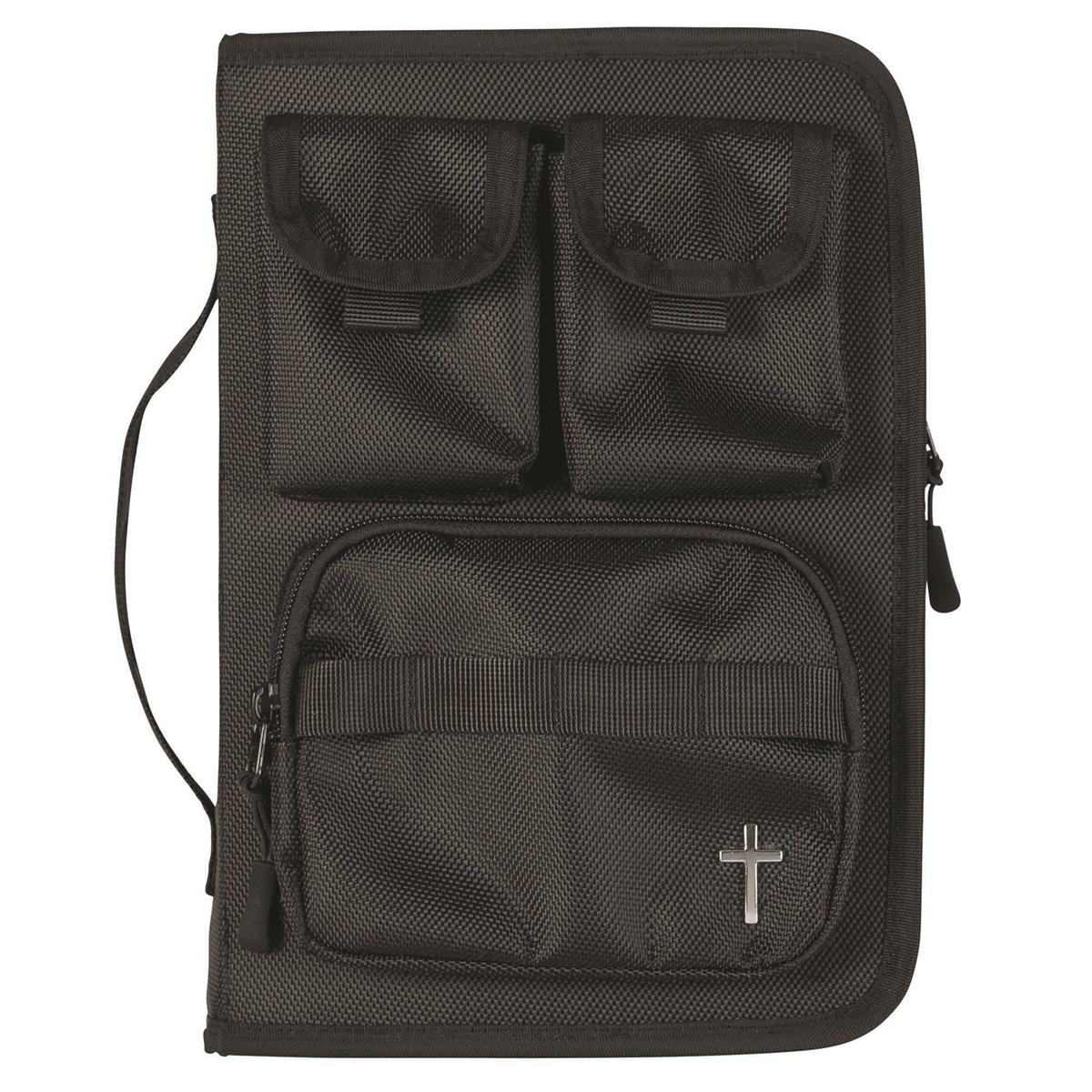 Image of BIBLE CASE PORTFOLIO STYLE BLACK LARGE
