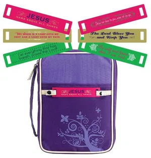 BC: Reinforced Polyester Purple Changeable Tags Medium