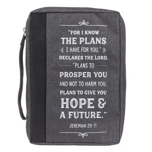 BC: I Know the Plans Charcoal Value - Jeremiah 29:11 Medium