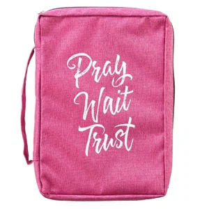 BC: Pray Wait Trust Pink Poly-Canvas
