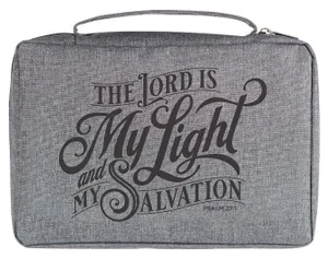 BC with Zippered Pocket: The Lord Is My Light - Psalm 27:1 - Medi- Disconti