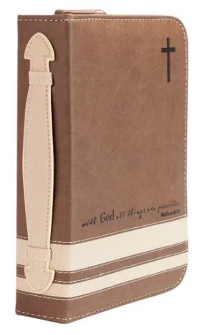BC : With God All Things Are Possible Brown & Cream XXL