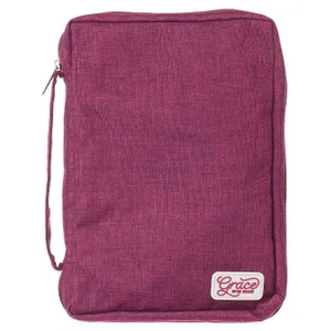 BC: Plum Poly-Canvas with Grace Badge - Large