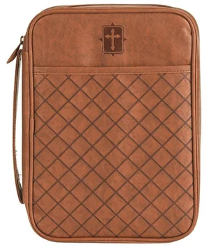BC: Man of God Prayer - Brown Leather Vinyl - Large
