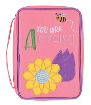 Bible Cover Kids Pink Bee You Are Amazing
